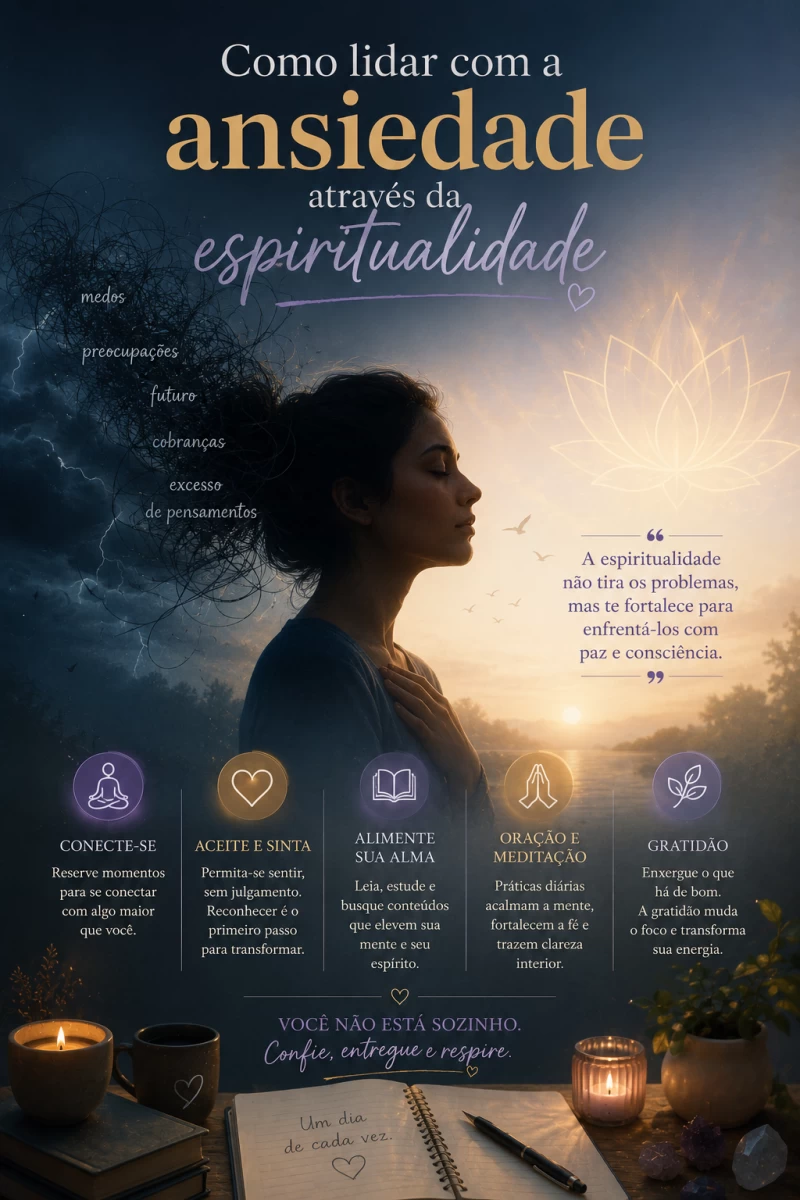 Como Lidar com a Ansiedade Através da Espiritualidade